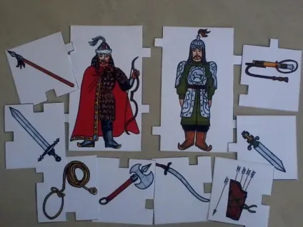Лепбук «богатирі з країни« Бумба »(майстер-клас) (уроки) Лепбук «богатирі з країни« Бумба »(майстер-клас)