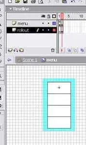 Macromedia flash - меню, що випадає