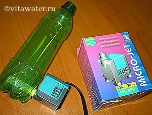 Маленький акваріум - джерело на письмовому столі (маленький) Маленький акваріум - джерело на письмовому столі