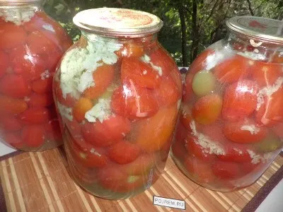 Мариновані помідори з часником - покроковий рецепт з фото як приготувати (часником) Мариновані помідори з часником - покроковий рецепт з фото як приготувати