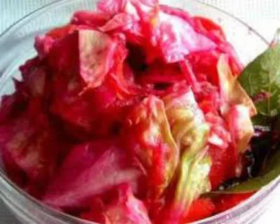Маринована капуста пілюска зі буряків, рецепти (столових ложки солі) Маринована капуста пілюска зі буряків, рецепти
