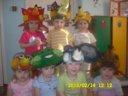 Маски для театру з поролону (дошкільнята) Маски для театру з поролону