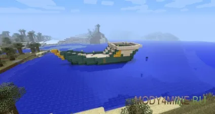 Мод на кораблі в minecraft 1