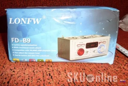 Міні-спікер fd-b9 stylish hifi digital multimedia speaker portable card loudspeaker fm radio