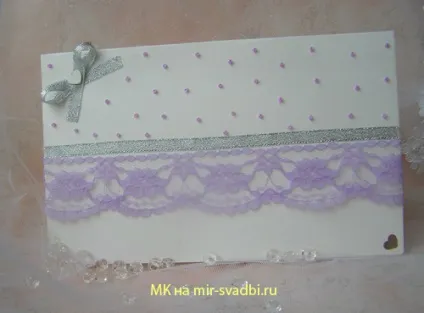 Мк - робимо запрошення з мереживом на весілля (робимо) Мк - робимо запрошення з мереживом на весілля