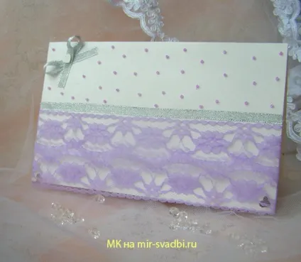 Мк - робимо запрошення з мереживом на весілля (робимо) Мк - робимо запрошення з мереживом на весілля