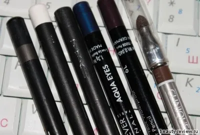Мої олівці для очей chanel, mac, mufe і clinique, відгуки про косметику (make up forever) Мої олівці для очей chanel, mac, mufe і clinique, відгуки про косметику