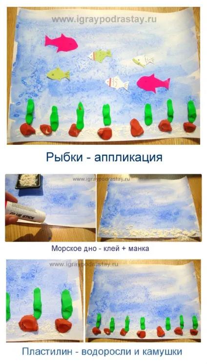Море - розвиваюче заняття для дітей 2 років