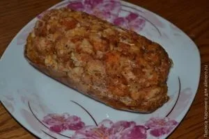 Мармуровий рулет із курячого м'яса (суміш середземноморських трав) Мармуровий рулет із курячого м'яса