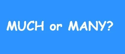 Much і many (правила вживання) (питальних негативних пропозиціях) Much і many (правила вживання)