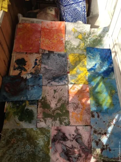 Мармурова папір, або техніка мармурування - ярмарок майстрів - ручна робота, handmade