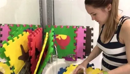 М'яка підлога для дитячих кімнат властивості, розміри, догляд, як зібрати (дитячих) М'яка підлога для дитячих кімнат властивості, розміри, догляд, як зібрати