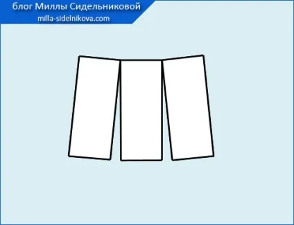 Накладна кишеня з обробкою (однакова всій довжині) Накладна кишеня з обробкою