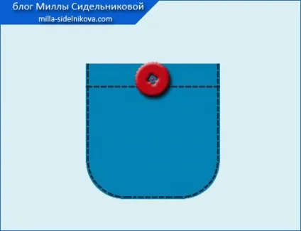 Накладна кишеня з обробкою (накладної) Накладна кишеня з обробкою
