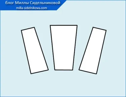Накладна кишеня з обробкою (глибина складки однакова) Накладна кишеня з обробкою