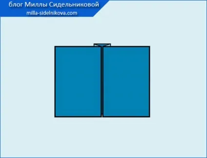 Накладна кишеня з обробкою (зовнішні згини складок) Накладна кишеня з обробкою