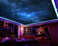 Натяжна стеля зоряне небо - компанія - вертикальна лінія (натяжна) Натяжна стеля зоряне небо - компанія - вертикальна лінія