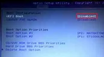 Не встановлюється windows 7 замість windows 8