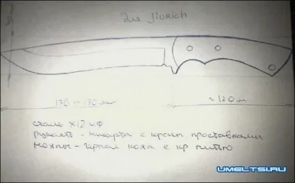 Ніж, піхви своїми руками в домашніх умовах (піхви) Ніж, піхви своїми руками в домашніх умовах
