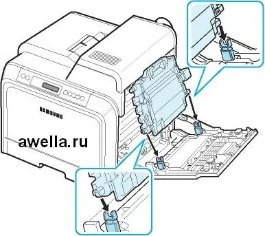 Обслуговування принтера samsung clp-600