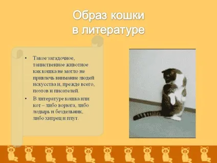 Образ кішки в літературі - презентація 195284-15 (презентація) Образ кішки в літературі - презентація 195284-15