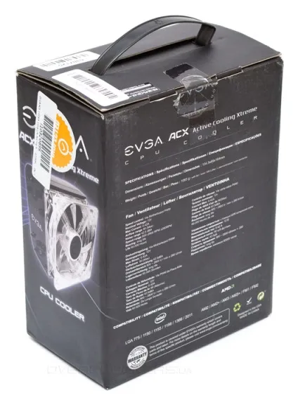 Огляд процесорного кулера evga acx cpu cooler (материнська плата) Огляд процесорного кулера evga acx cpu cooler
