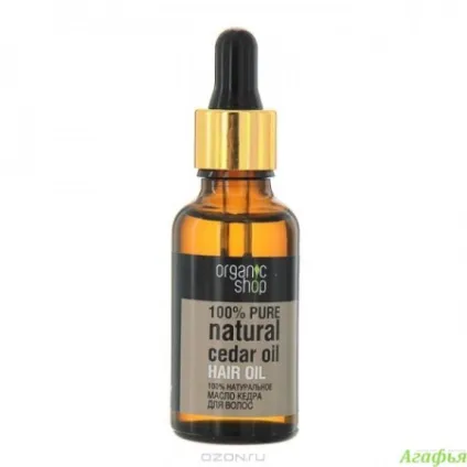 100% Натуральне масло кедра для волосся від organic shop - відгуки, фото і ціна (кедра) 100% Натуральне масло кедра для волосся від organic shop - відгуки, фото і ціна
