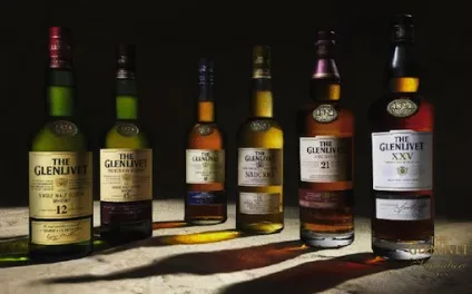 Односолодовий віскі the glenlivet, віскі
