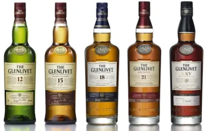 Односолодовий віскі the glenlivet, віскі