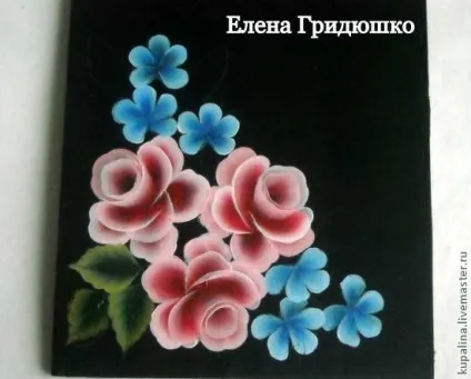 One stroke для початківців - ярмарок майстрів - ручна робота, handmade (стакан з водою) One stroke для початківців - ярмарок майстрів - ручна робота, handmade