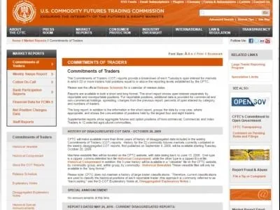 Звіт трейдерів сот (cot report, commitments of traders report)