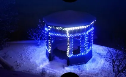 Освітлення в альтанці схеми, фото, монтаж (освітлення) Освітлення в альтанці схеми, фото, монтаж