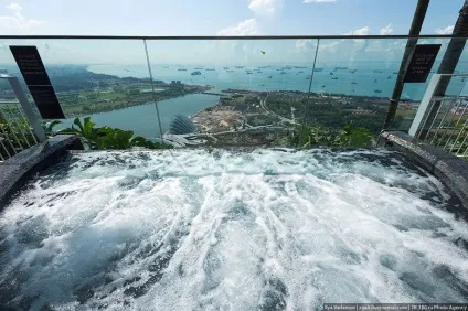 Готель marina bay sands в Сінгапурі басейн на краю безодні, фото новини (південно-східна азія) Готель marina bay sands в Сінгапурі басейн на краю безодні, фото новини