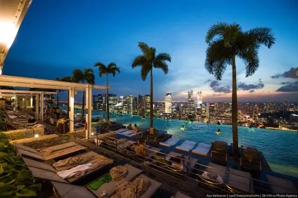 Готель marina bay sands в Сінгапурі басейн на краю безодні, фото новини (готель) Готель marina bay sands в Сінгапурі басейн на краю безодні, фото новини