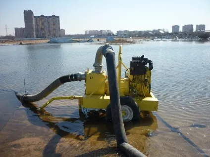 Осушення ділянки, водойм, кар'єрів, озер (осушення водойм) Осушення ділянки, водойм, кар'єрів, озер