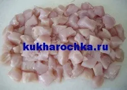 Овочеве рагу з куркою і солоними грибами, ресторан будинку на (овочеве) Овочеве рагу з куркою і солоними грибами, ресторан будинку на
