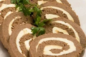 Печінковий рулет з маслом (печінковий рулет з маслом.) Печінковий рулет з маслом