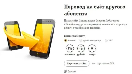 Переказ грошей з Білайну на билайн комбінація, вимоги, обмеження (обмеження) Переказ грошей з Білайну на билайн комбінація, вимоги, обмеження