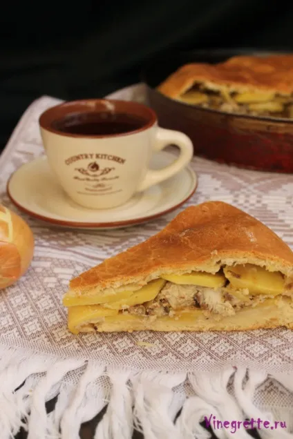 Пиріг з картоплею і скумбрією - vinegrette (домашня кухня) Пиріг з картоплею і скумбрією - vinegrette