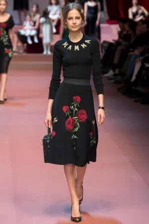 Плаття dolce - gabbana осінь-зима 2015-16 фото (сукні) Плаття dolce - gabbana осінь-зима 2015-16 фото