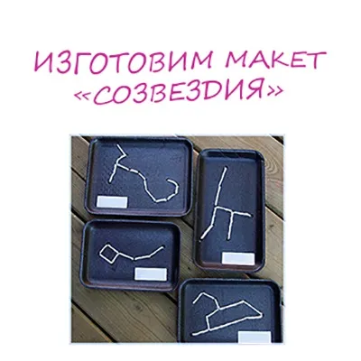 Виріб сузір'я своїми руками