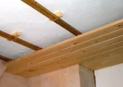 Стеля підшивання пристрій, матеріали, монтаж