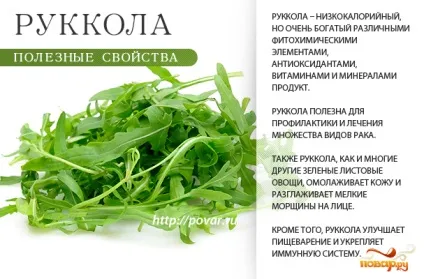 Користь руколи - чим корисна рукола для здорового організму (кулінарна енциклопедія) Користь руколи - чим корисна рукола для здорового організму