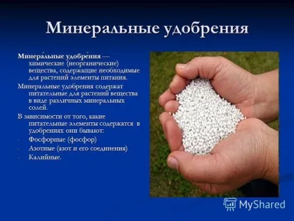 Презентація на тему мінеральні добрива (мінеральні добрива мінеральні добрива хімічні (неорганічні) речовини) Презентація на тему мінеральні добрива