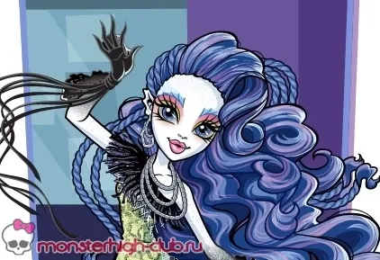Зачіска - бантик - для ляльки monster high - майстер клас, monster high