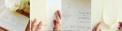 Запрошення на весілля з мереживом - майстер-клас (запрошення) Запрошення на весілля з мереживом - майстер-клас