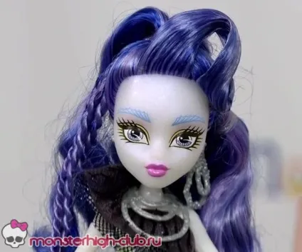 Зачіска - бантик - для ляльки monster high - майстер клас, monster high