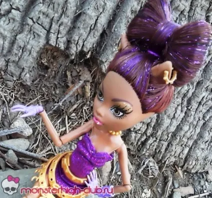Зачіска - бантик - для ляльки monster high - майстер клас, monster high