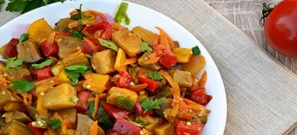 Рагу з баклажанів - рецепти овочевого страви з кабачками, картоплею, болгарським перцем (страви) Рагу з баклажанів - рецепти овочевого страви з кабачками, картоплею, болгарським перцем