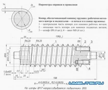 Розрахунок і виготовлення пружин своїми руками опис, креслення, відео (верстат для виготовлення пружин) Розрахунок і виготовлення пружин своїми руками опис, креслення, відео